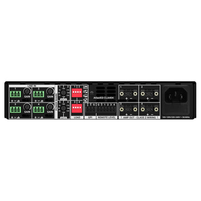  AtlasIED CLA404 400W Four Channel Multi Impedance Power Share Amplifier(Atlasied Cla404 400w Four Channel Multi Impedance Power Share Amplifier)