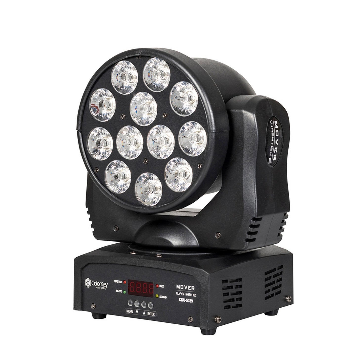 ColorKey Mover Wash HEX 12 RGBAW-UV LED Moving Head Wash Light(Colorkey Mover Wash Hex 12 Rgbaw Uv Led Moving Head Wash Light)