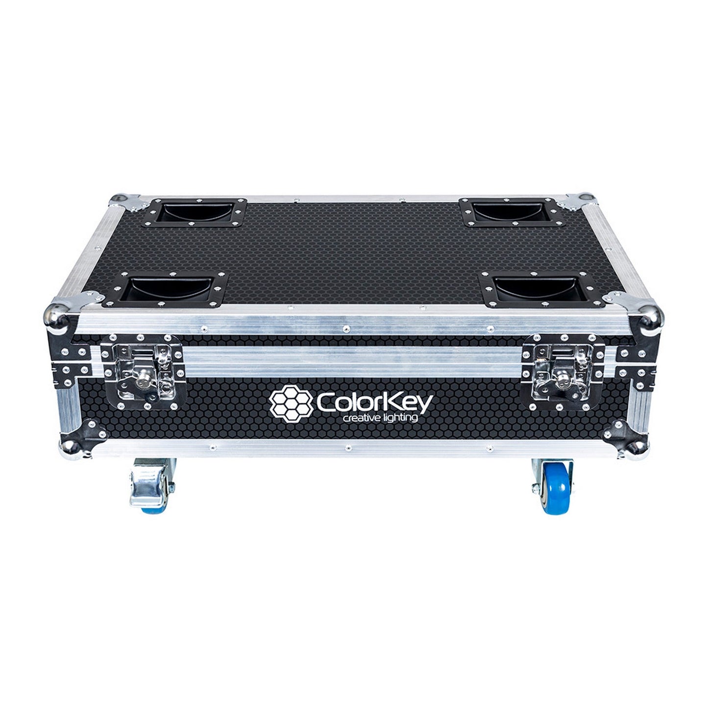  ColorKey 8-Piece Carrrying Capacity Charging Flight Case With Casters For MobilePar Mini HEX4(Colorkey 8 Piece Carrrying Capacity Charging Flight Case With Casters For Mobilepar Mini Hex4)