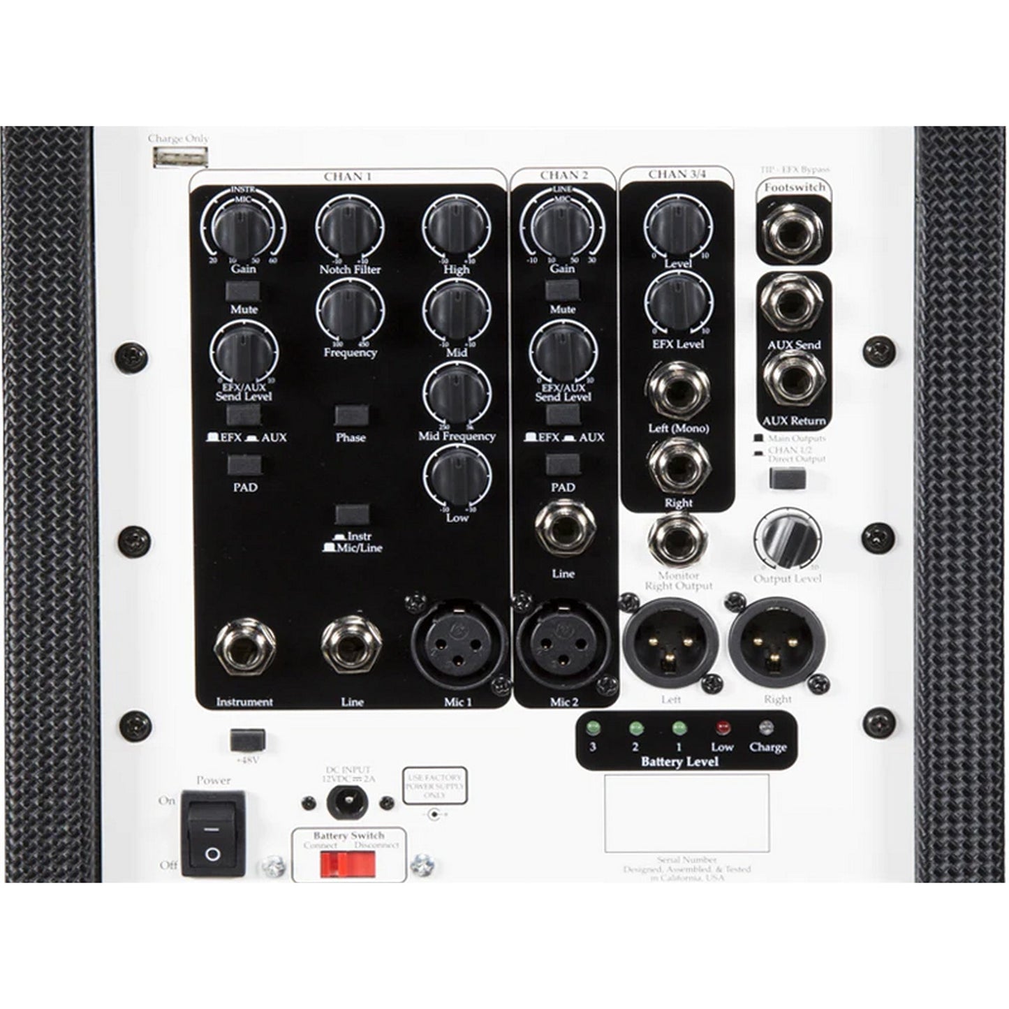  Elite Acoustics A2-5U 4-Channel Acoustic Guitar Amplifier/Mini PA System(Elite Acoustics A2 5u 4 Channel Acoustic Guitar Amplifier Mini Pa System)