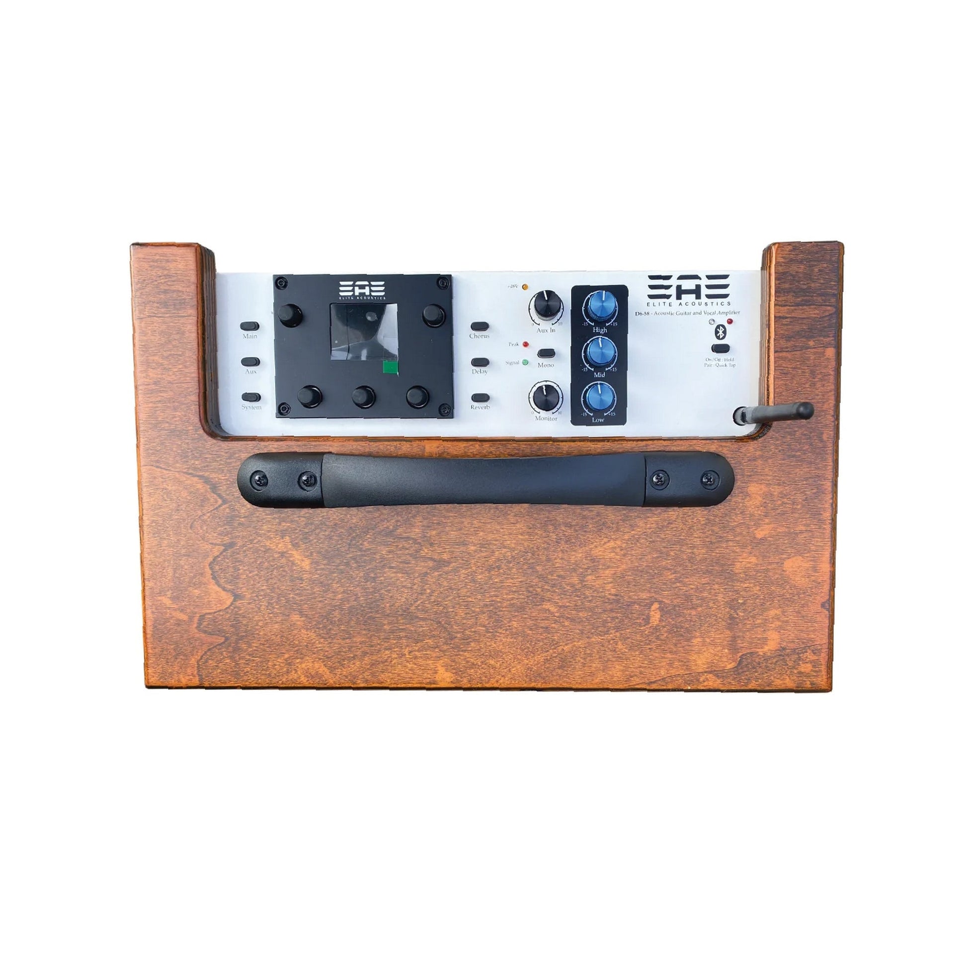  Elite Acoustics D6-58 120-Watt 6-Channel Bluetooth Acoustic Guitar And Vocal Amplifier(Elite Acoustics D6 58 120 Watt 6 Channel Bluetooth Acoustic Guitar And Vocal Amplifier)