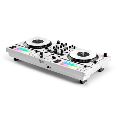  Hercules DJ Control Inpulse T7 2-Deck DJ Controller, White(Hercules Djcontrol Inpulse T7 White Edition Motorized Dj Controller)