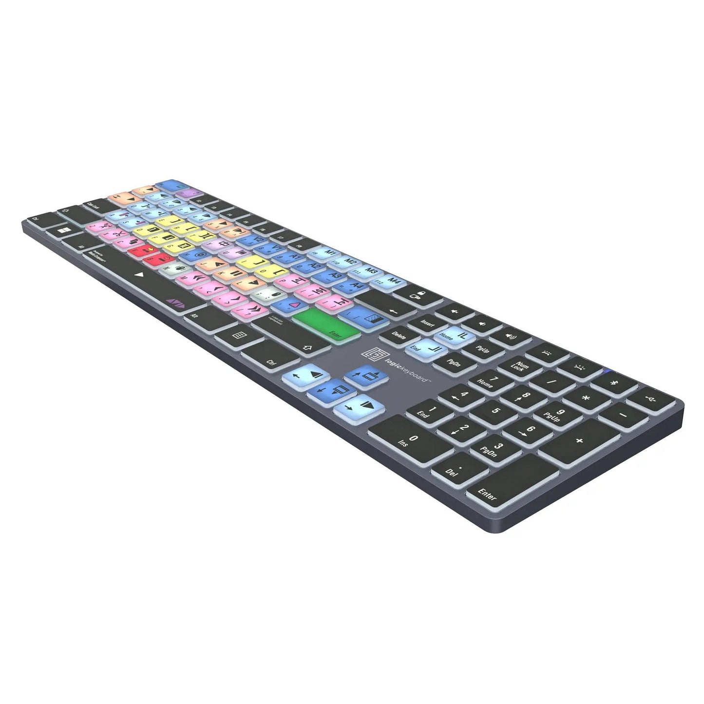  Logickeyboard TITAN Wireless Backlit Keyboard For Avid Media Composer Classic, US Windows(Logickeyboard Titan Wireless Backlit Keyboard For Avid Media Composer Classic Us Windows)