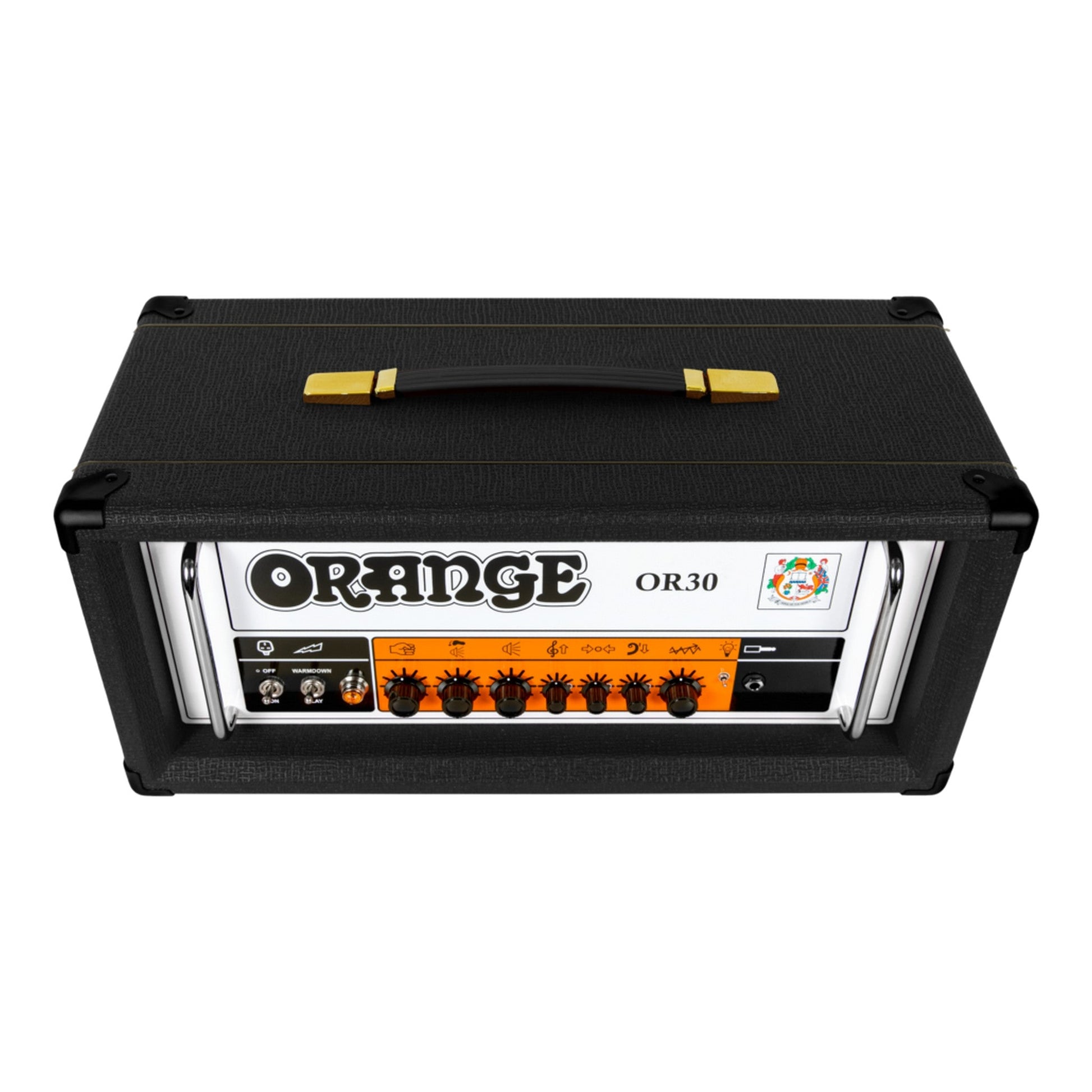  Orange OR30 30W All Valve Single Channel Amp Head, Black(Orange Or30 30w All Valve Single Channel Amp Head Black)