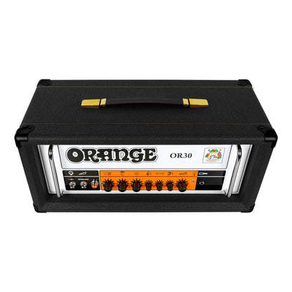  Orange OR30 30W All Valve Single Channel Amp Head, Black(Orange Or30 30w All Valve Single Channel Amp Head Black)