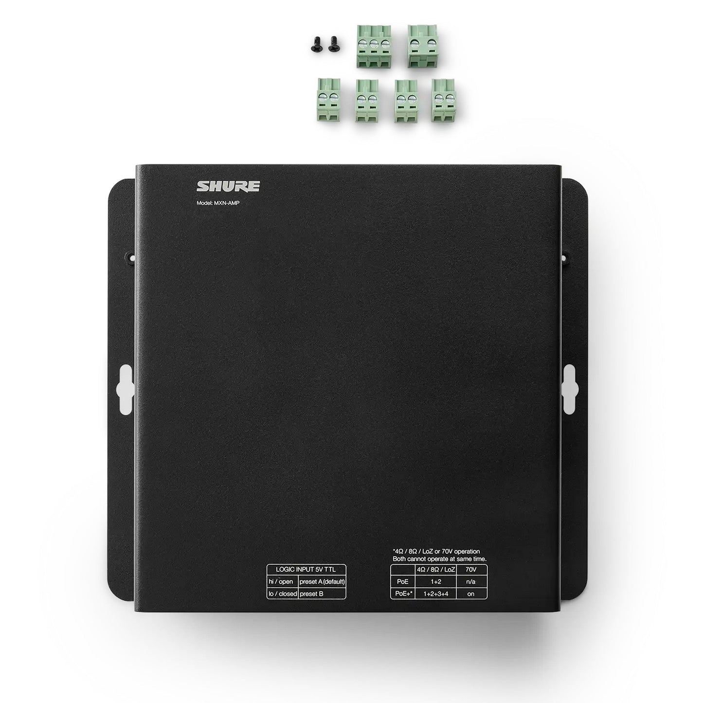  Shure Microflex MXN-AMP 70V PoE Powered Amplifier(Shure Microflex Mxn Amp 70v Poe Powered Amplifier)