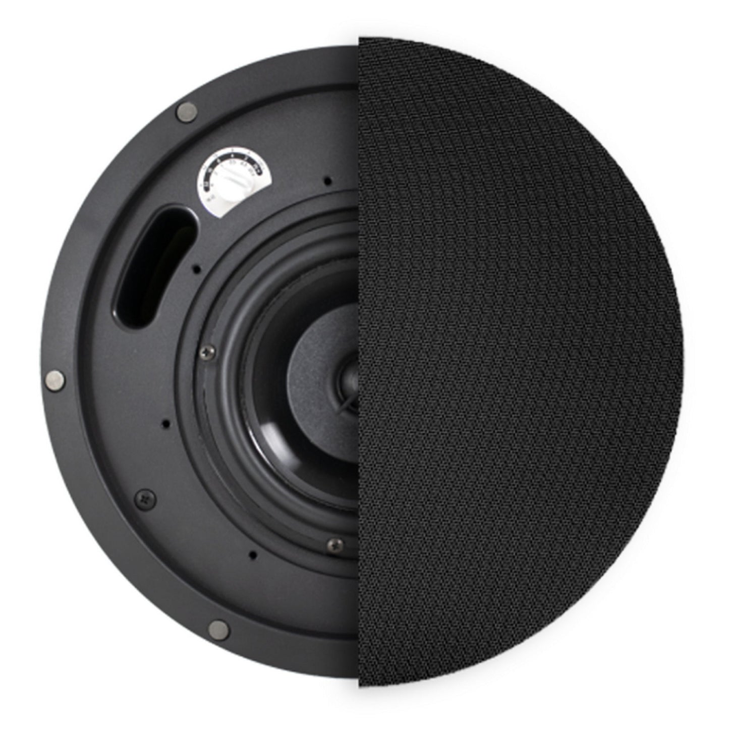  SoundTube CM52‑BGM‑II‑WH 5.25-Inch In‑Ceiling Speaker With White Grille(Soundtube Cm52 Bgm Ii Wh 525 Inch In Ceiling Speaker With White Grille)