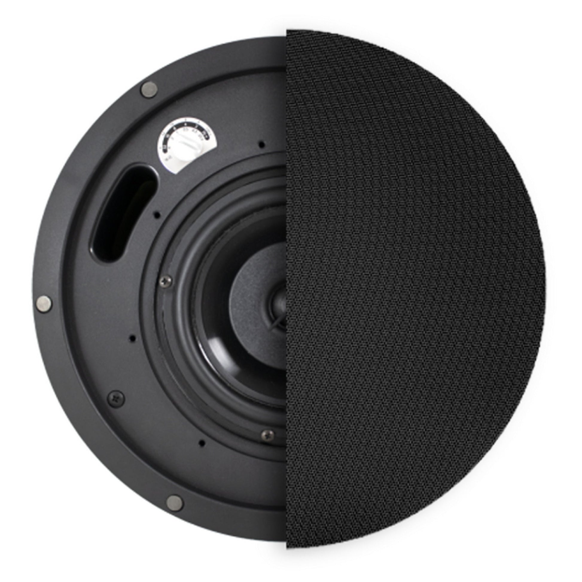  SoundTube CM52‑BGM‑II‑WH 5.25-Inch In‑Ceiling Speaker With White Grille(Soundtube Cm52 Bgm Ii Wh 525 Inch In Ceiling Speaker With White Grille)