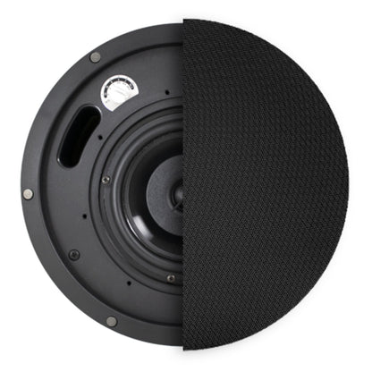  SoundTube CM52‑BGM‑II‑WH 5.25-Inch In‑Ceiling Speaker With White Grille(Soundtube Cm52 Bgm Ii Wh 525 Inch In Ceiling Speaker With White Grille)