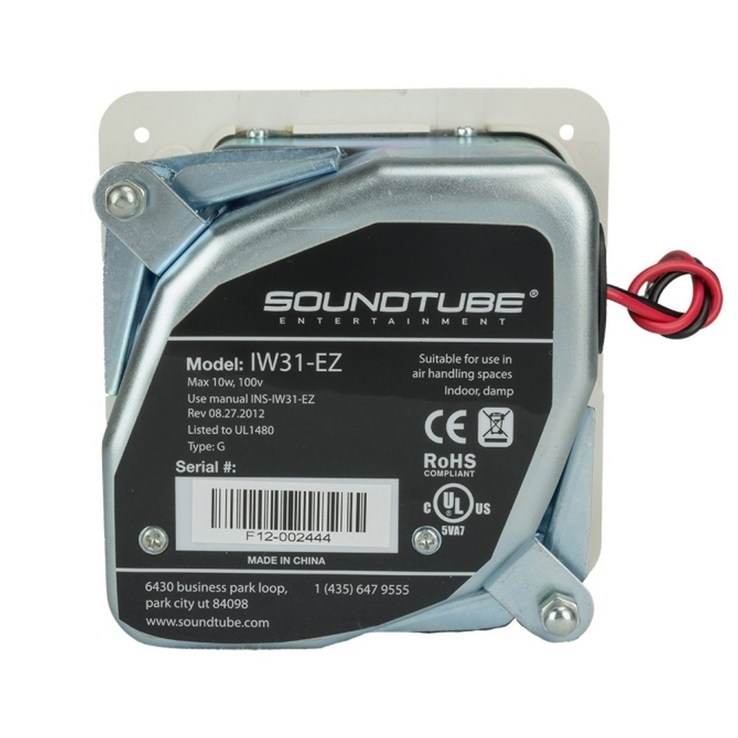  SoundTube IW31‑EZ 3-Inch In‑Wall Transformer Speaker(Soundtube Iw31 Ez 3 Inch In Wall Transformer Speaker)