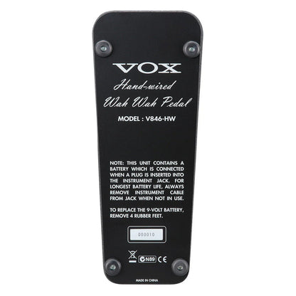  Vox Hand-Wired Wah Pedal(Vox Hand Wired Wah Pedal)