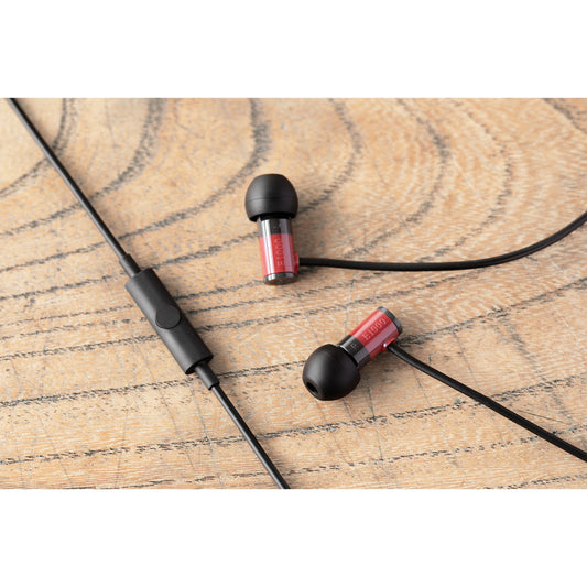 Final Audio E1000C In-Ear Noise Isolating Earphones With Microphone, Red(Final Audio E1000c In Ear Noise Isolating Earphones With Microphone Red)