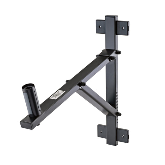  K&M 24110 Speaker Wall Mount, Black(Km 24110 Speaker Wall Mount Black)