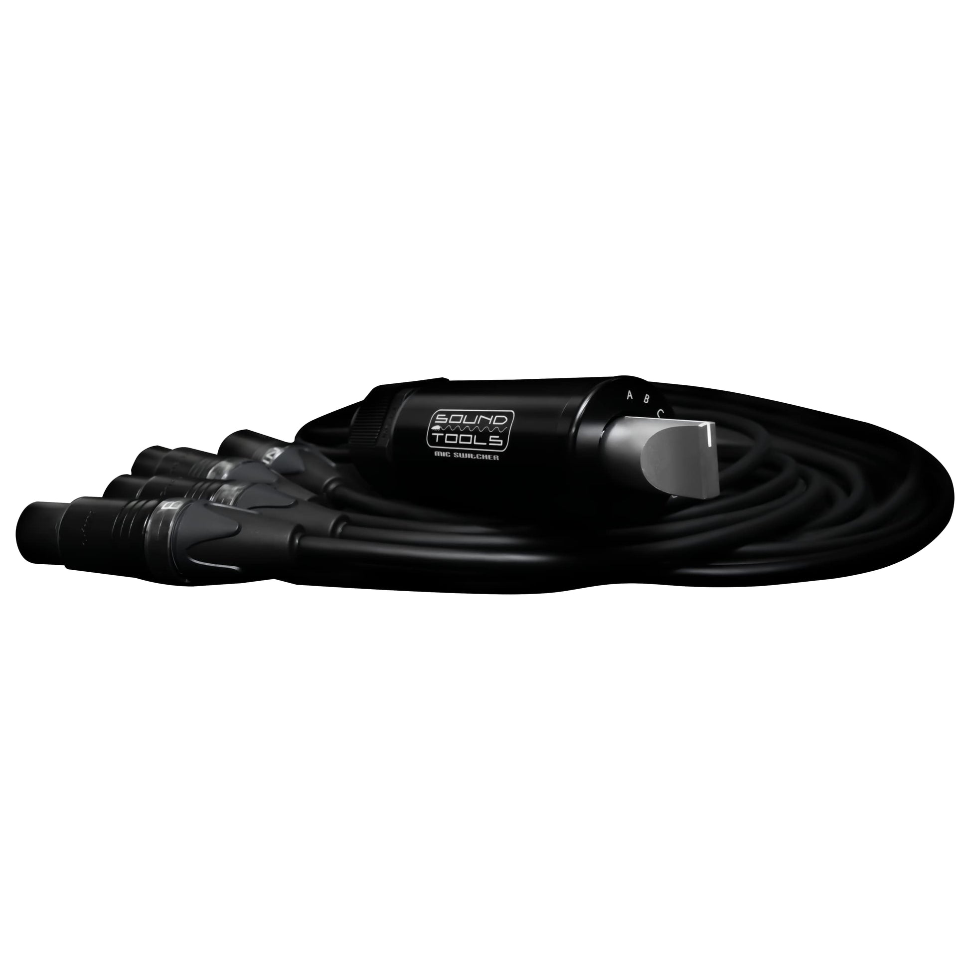  SoundTools Mic Switcher With Three Input, One Output Microphone Selector(Soundtools Mic Switcher With Three Input One Output Microphone Selector)