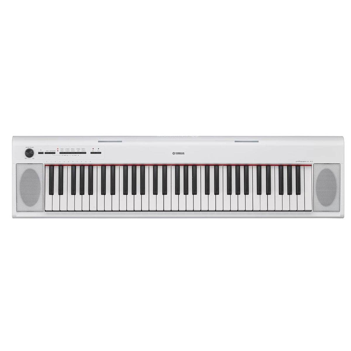  Yamaha NP12WHAD 61-Key Piaggero Portable Digital Piano With PA130 Power Adapter, White(Yamaha Np12whad 61 Key Piaggero Portable Digital Piano With Pa130 Power Adapter White)
