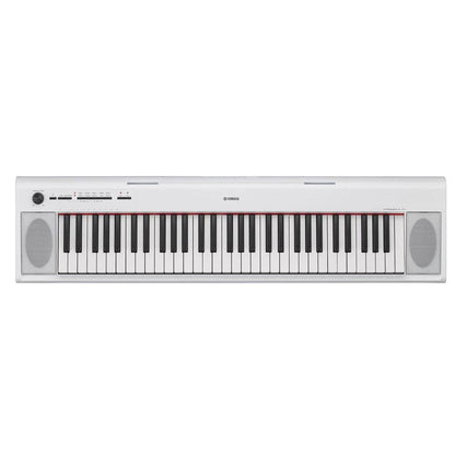  Yamaha NP12WHAD 61-Key Piaggero Portable Digital Piano With PA130 Power Adapter, White(Yamaha Np12whad 61 Key Piaggero Portable Digital Piano With Pa130 Power Adapter White)