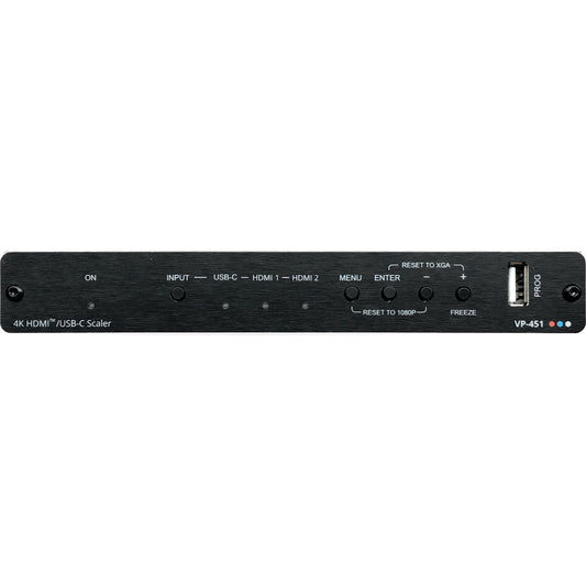  Kramer VP-451 18G 4K HDR HDMI ProScale Digital Scaler With HDMI And USB-C Inputs(Kramer Vp 451 18g 4k Hdr Hdmi Proscale Digital Scaler With Hdmi And Usb C Inputs)