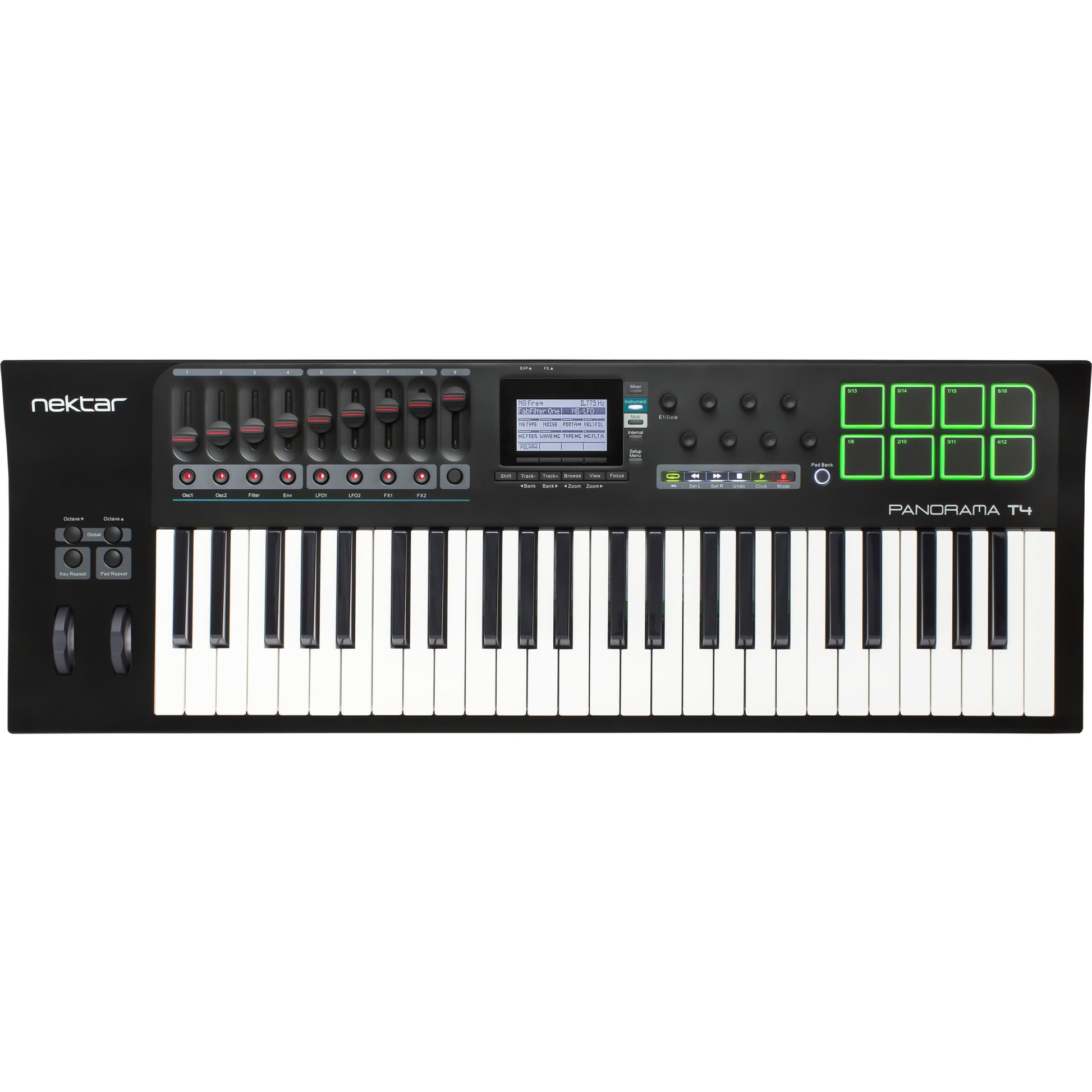  Nektar Panorama T4 49-Key USB MIDI DAW Keyboard Controller(Nektar Panorama T4 49 Key Usb Midi Daw Keyboard Controller)