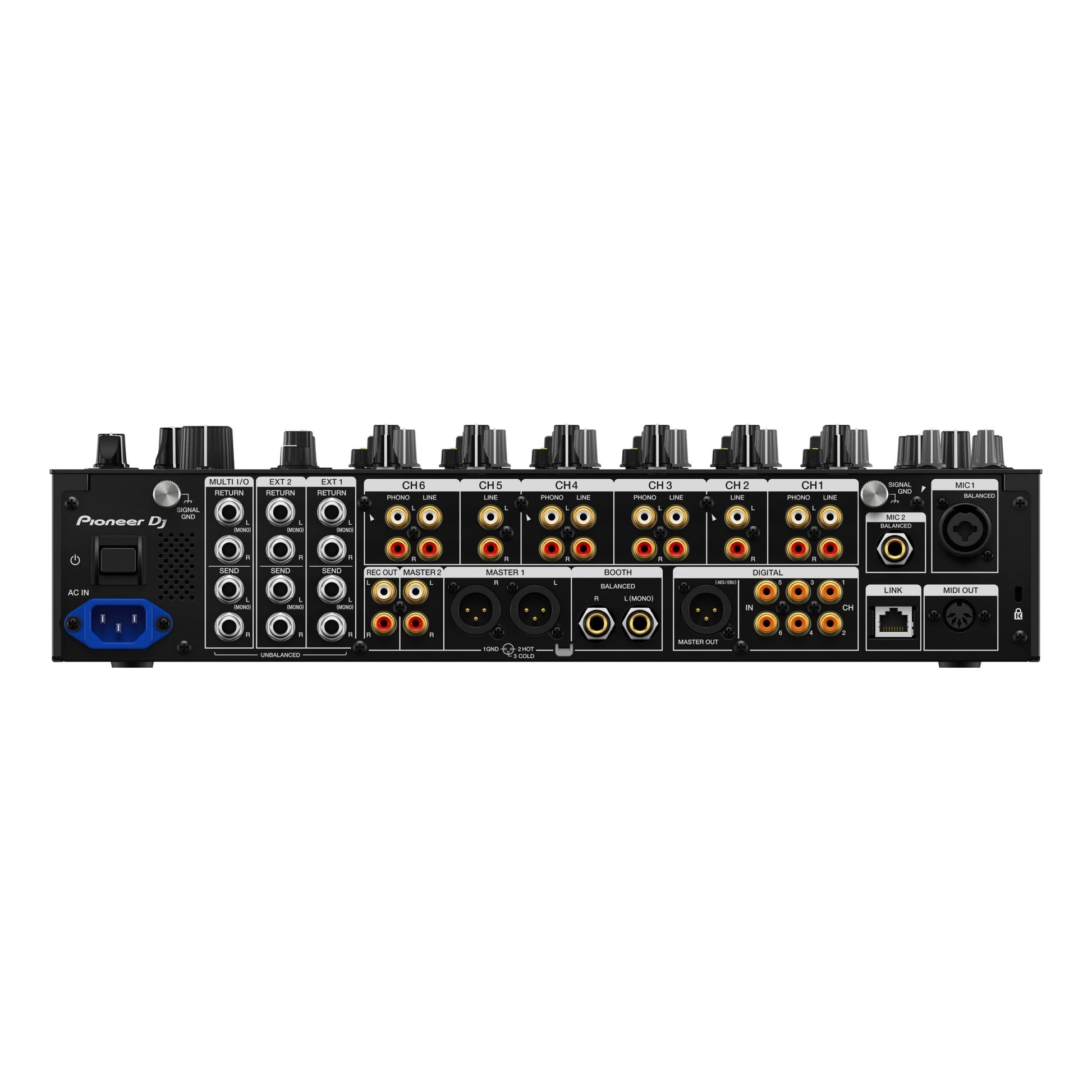  Pioneer DJ DJM-V10-LF 6-Channel Professional DJ Mixer With Long Faders(Pioneer Dj Djm V10 Lf Creative Style 6 Channel Mixer With Long Fader)
