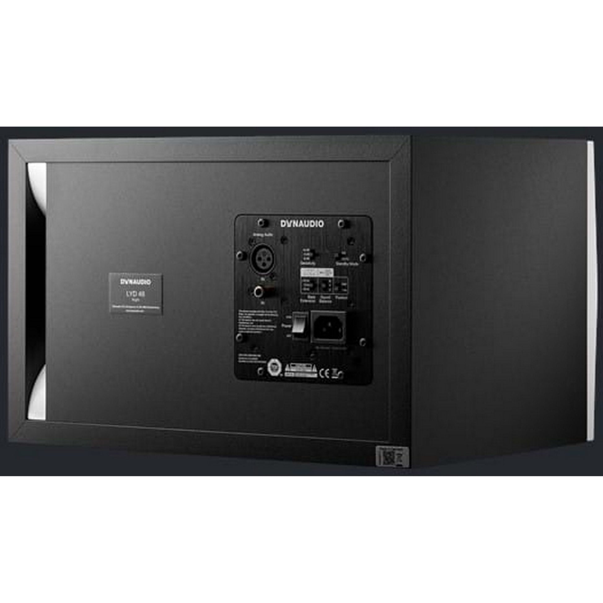 Dynaudio LYD 48 3-Way Midfield Monitor, Right, White/Black(Dynaudio Lyd 48 3 Way Midfield Monitor Right White Black)