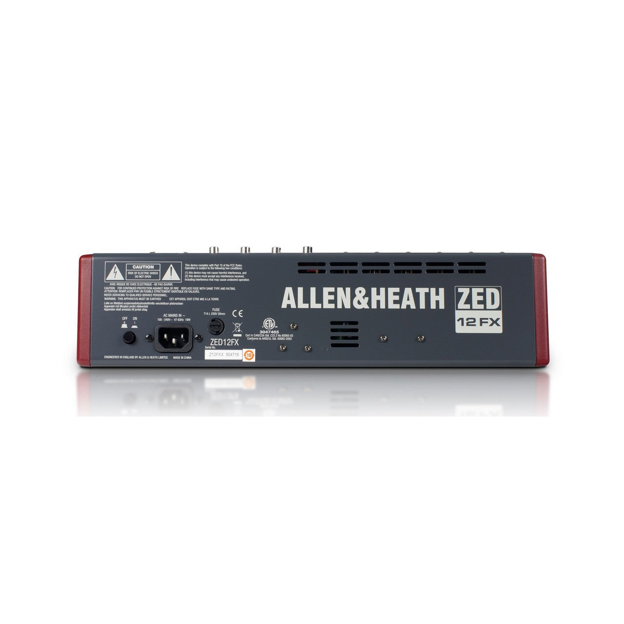  Allen & Heath ZED-12FX Compact Portable 6 Mono 3 Stereo Neutrik XLR Mic 1/4 Inch Channel FX Mixer(Allen Heath Zed 12fx Compact Portable 6 Mono 3 Stereo Neutrik Xlr Mic 1 4 Inch Channel Fx Mixer)