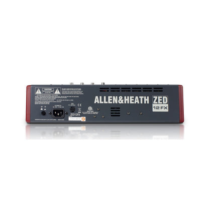  Allen & Heath ZED-12FX Compact Portable 6 Mono 3 Stereo Neutrik XLR Mic 1/4 Inch Channel FX Mixer(Allen Heath Zed 12fx Compact Portable 6 Mono 3 Stereo Neutrik Xlr Mic 1 4 Inch Channel Fx Mixer)