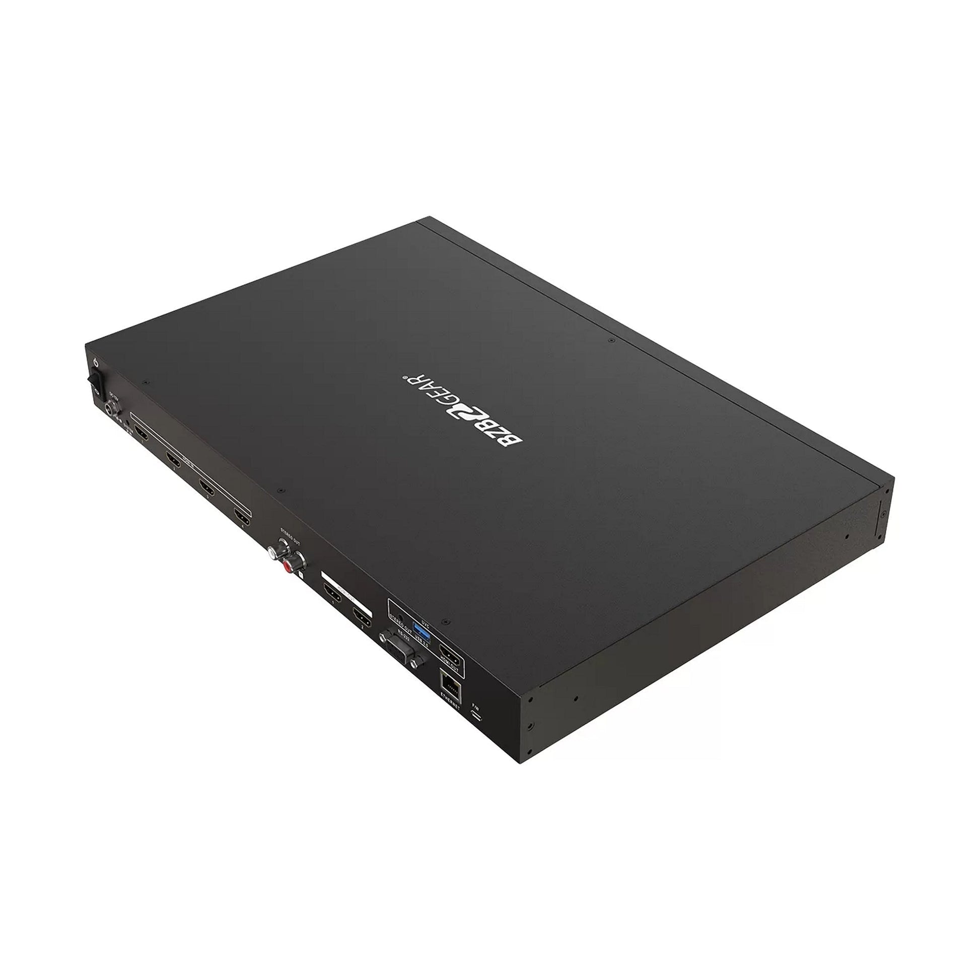  BZBGEAR BG-UHD-QVP-4X2 4K/UHD 4X2 Seamless Multiviewer/Presentation Switcher/Scaler(Bzbgear Bg Uhd Qvp 4x2 4k Uhd 4x2 Seamless Multiviewer Presentation Switcher Scaler)