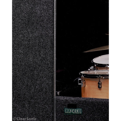  ClearSonic IPA IsoPac A Portable Drum Isolation Booth, 60-70% Volume Reduction(Clearsonic Ipa Isopac A Portable Drum Isolation Booth 60 70 Volume Reduction)