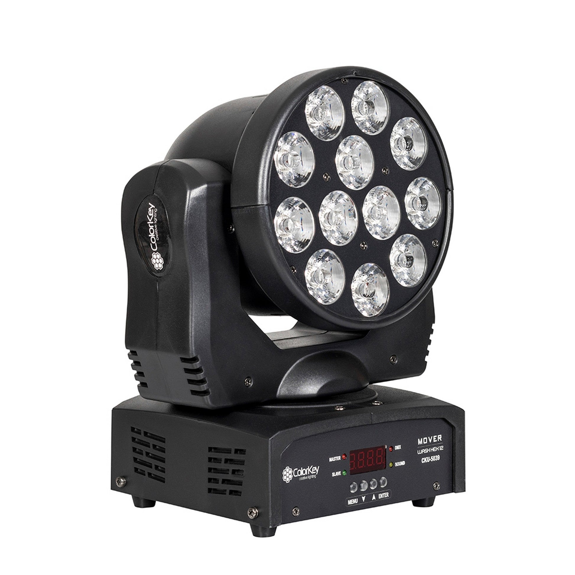  ColorKey Mover Wash HEX 12 RGBAW-UV LED Moving Head Wash Light(Colorkey Mover Wash Hex 12 Rgbaw Uv Led Moving Head Wash Light)
