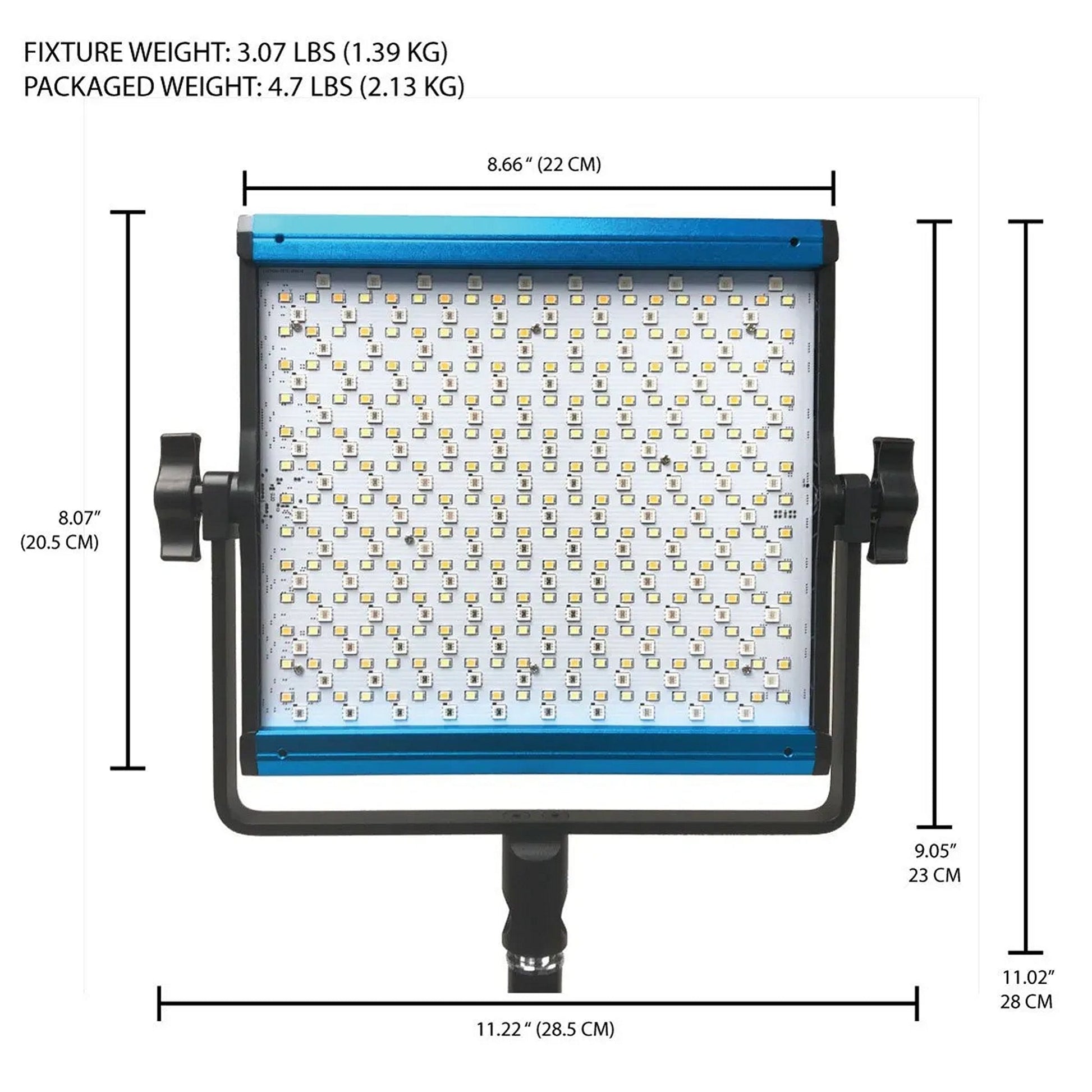  Dracast DRX3500RGBS X Series LED500 RGB And Bi-Color LED 3 Light Kit With Nylon Padded Travel Case(Dracast Drx3500rgbs X Series Led500 Rgb And Bi Color Led 3 Light Kit With Nylon Padded Travel Case)