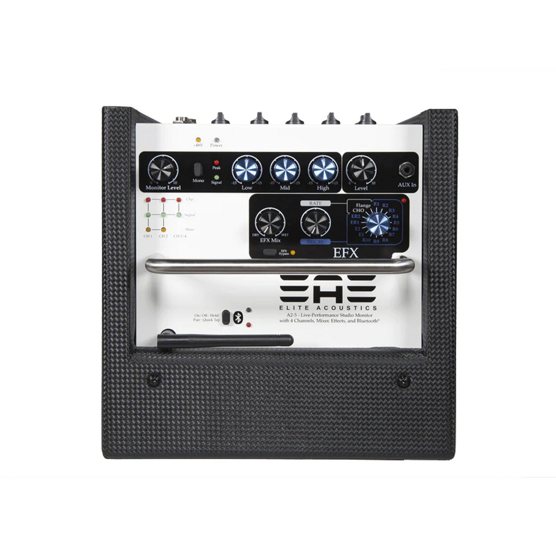  Elite Acoustics A2-5U 4-Channel Acoustic Guitar Amplifier/Mini PA System(Elite Acoustics A2 5u 4 Channel Acoustic Guitar Amplifier Mini Pa System)