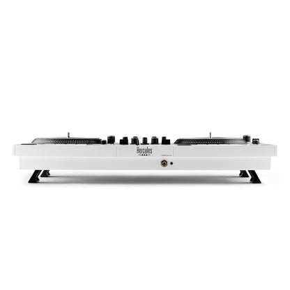  Hercules DJ Control Inpulse T7 2-Deck DJ Controller, White(Hercules Djcontrol Inpulse T7 White Edition Motorized Dj Controller)