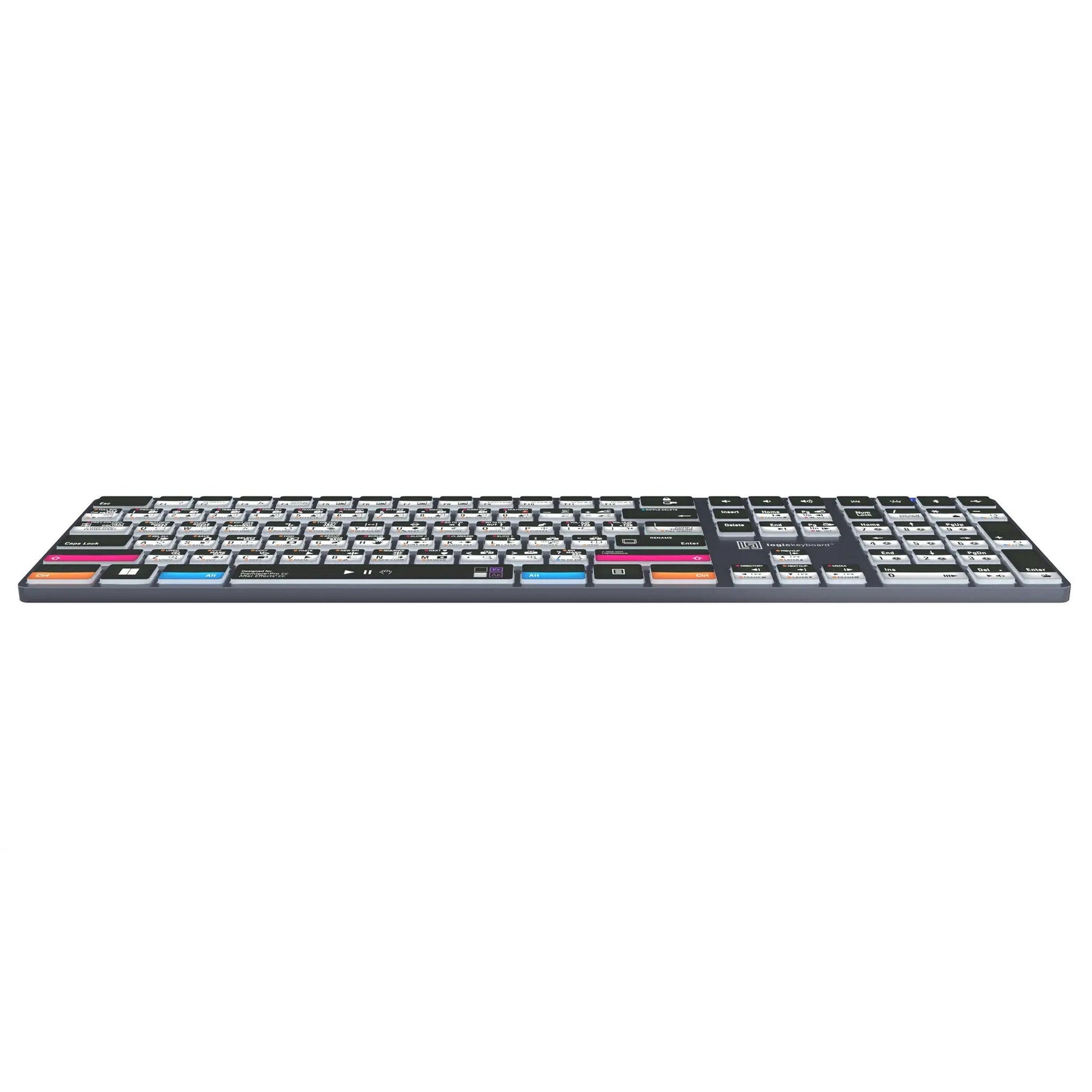  Logickeyboard TITAN Wireless Backlit Keyboard For Premiere Pro/After Effects, PC, US Windows(Logickeyboard Titan Wireless Backlit Keyboard For Premiere Pro After Effects Pc Us Windows)