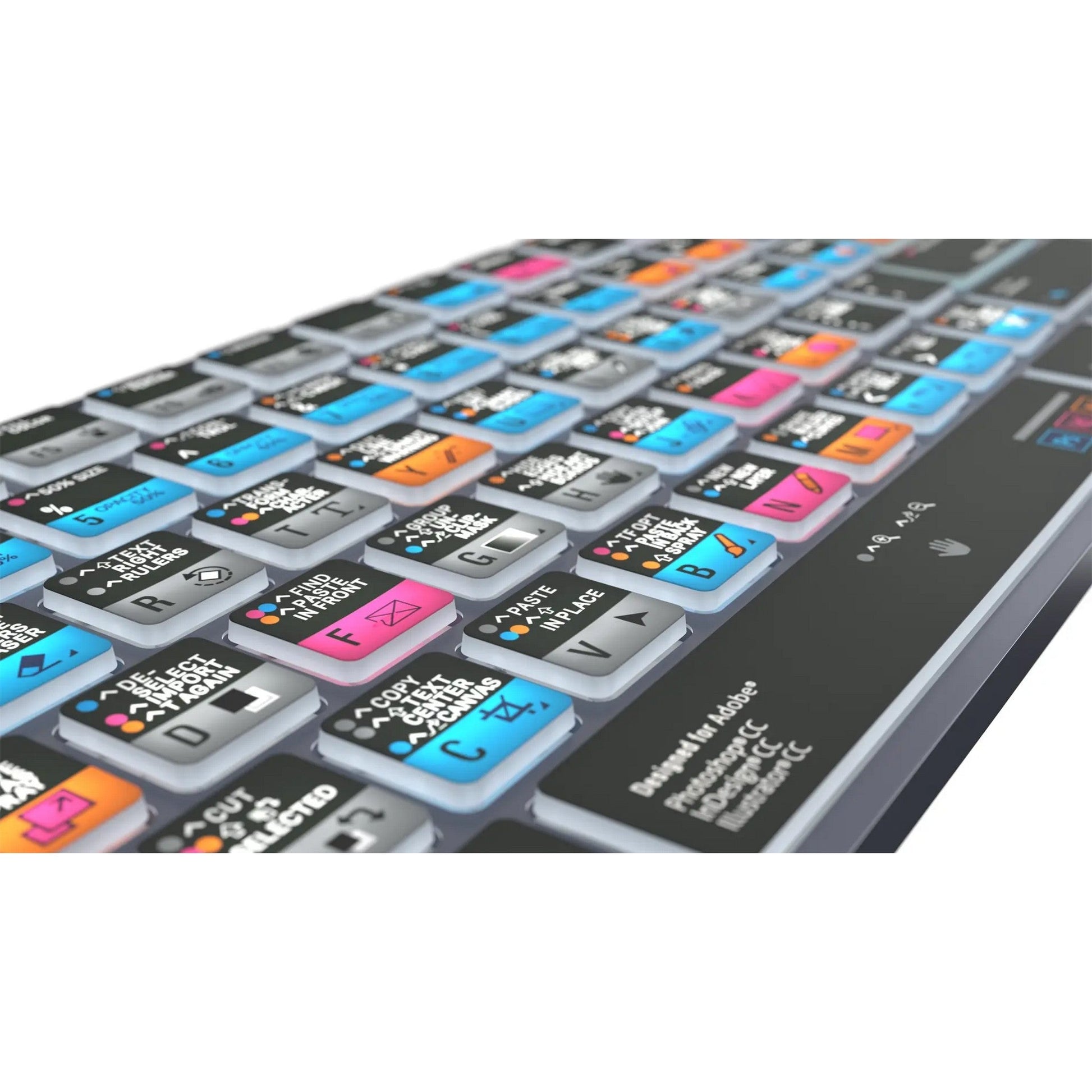  Logickeyboard TITAN Wireless Backlit Keyboard For Adobe Graphic Designer, US Windows(Logickeyboard Titan Wireless Backlit Keyboard For Adobe Graphic Designer Us Windows)