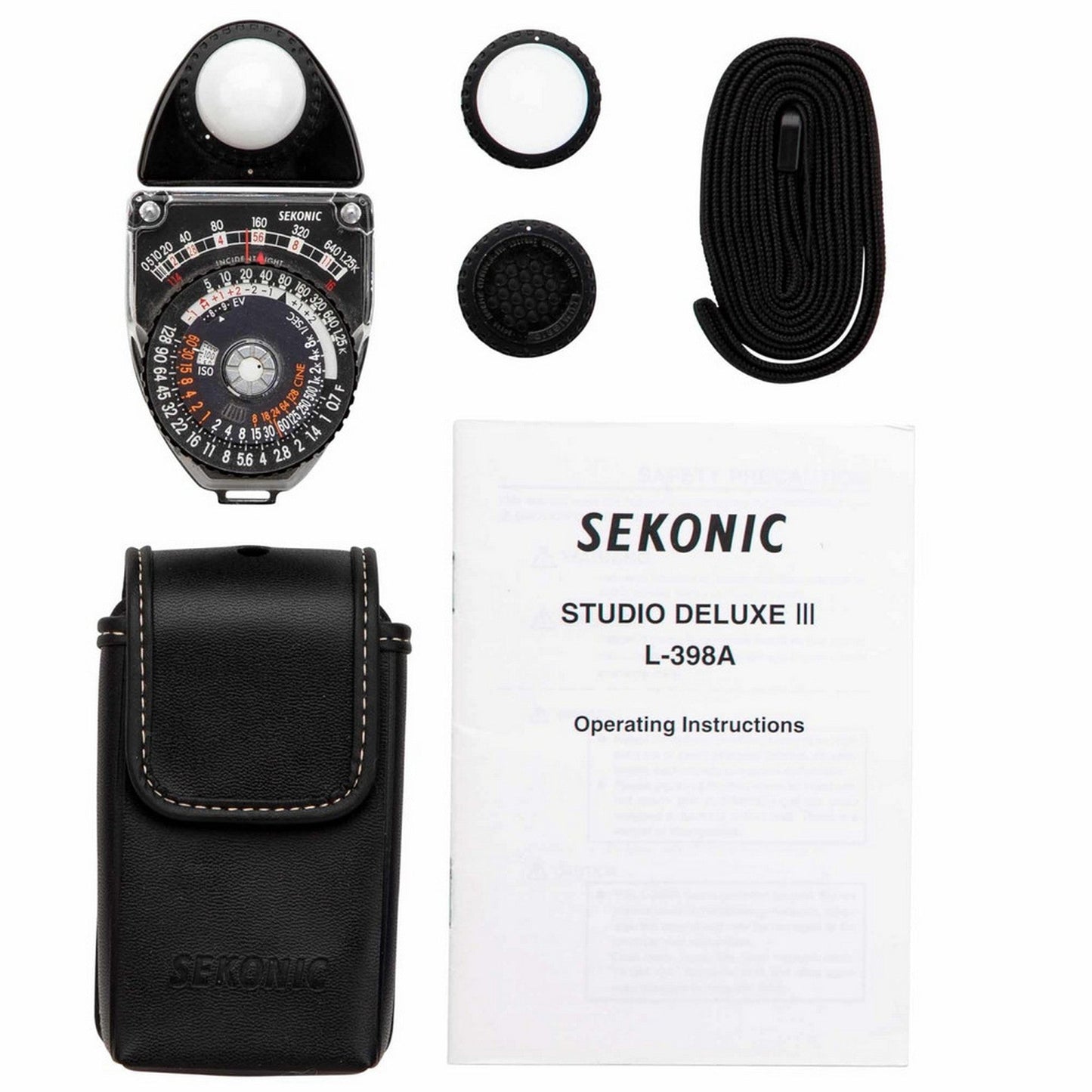  Sekonic L-398A STUDIO DELUXE III Analog Light Meter(Sekonic L 398a Studio Deluxe Iii Analog Light Meter)