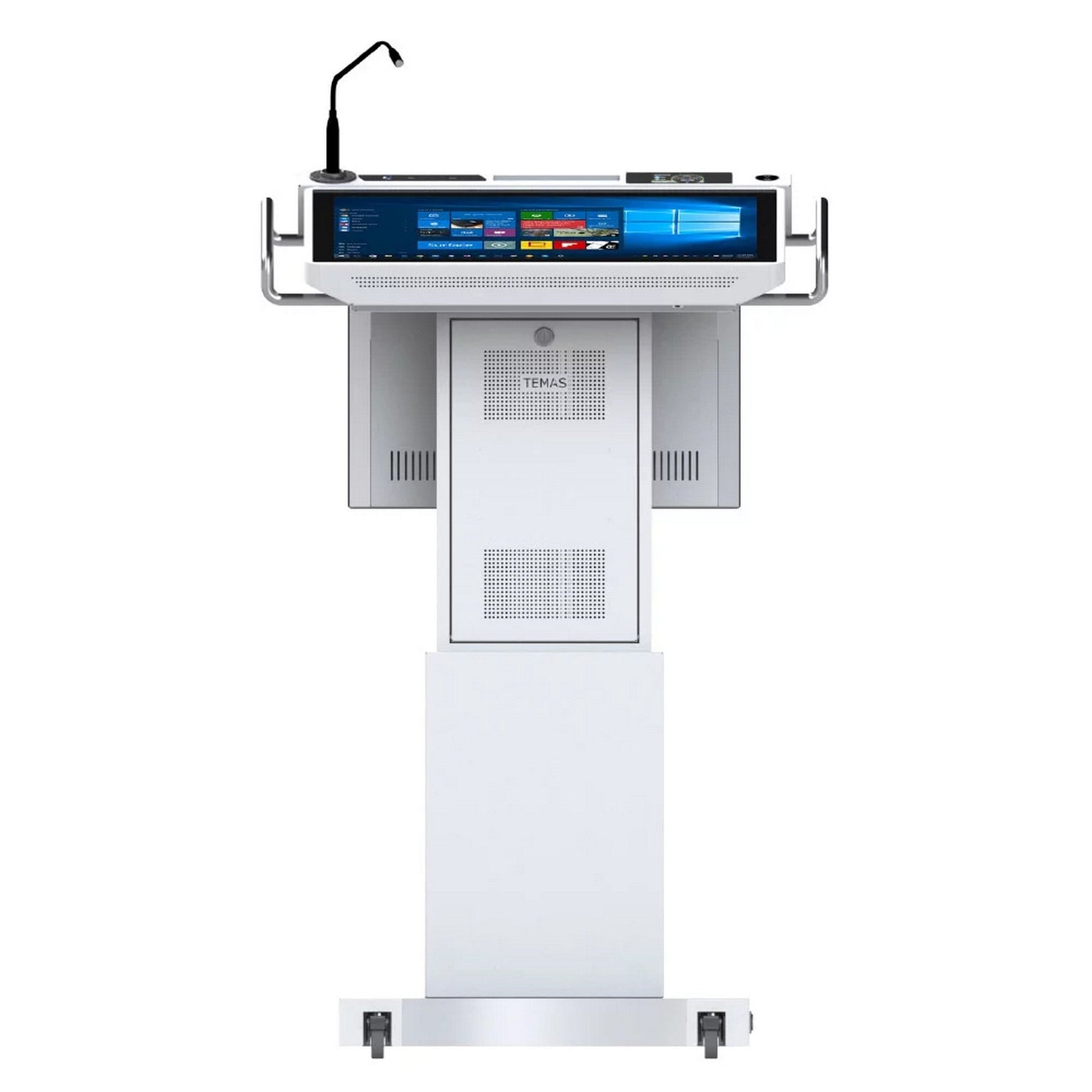 TEMAS DL27M-F 27-Inch Speaker Screen And 22-Inch Front Screen Digital Lectern(Temas Dl27m F 27 Inch Speaker Screen And 22 Inch Front Screen Digital Lectern)
