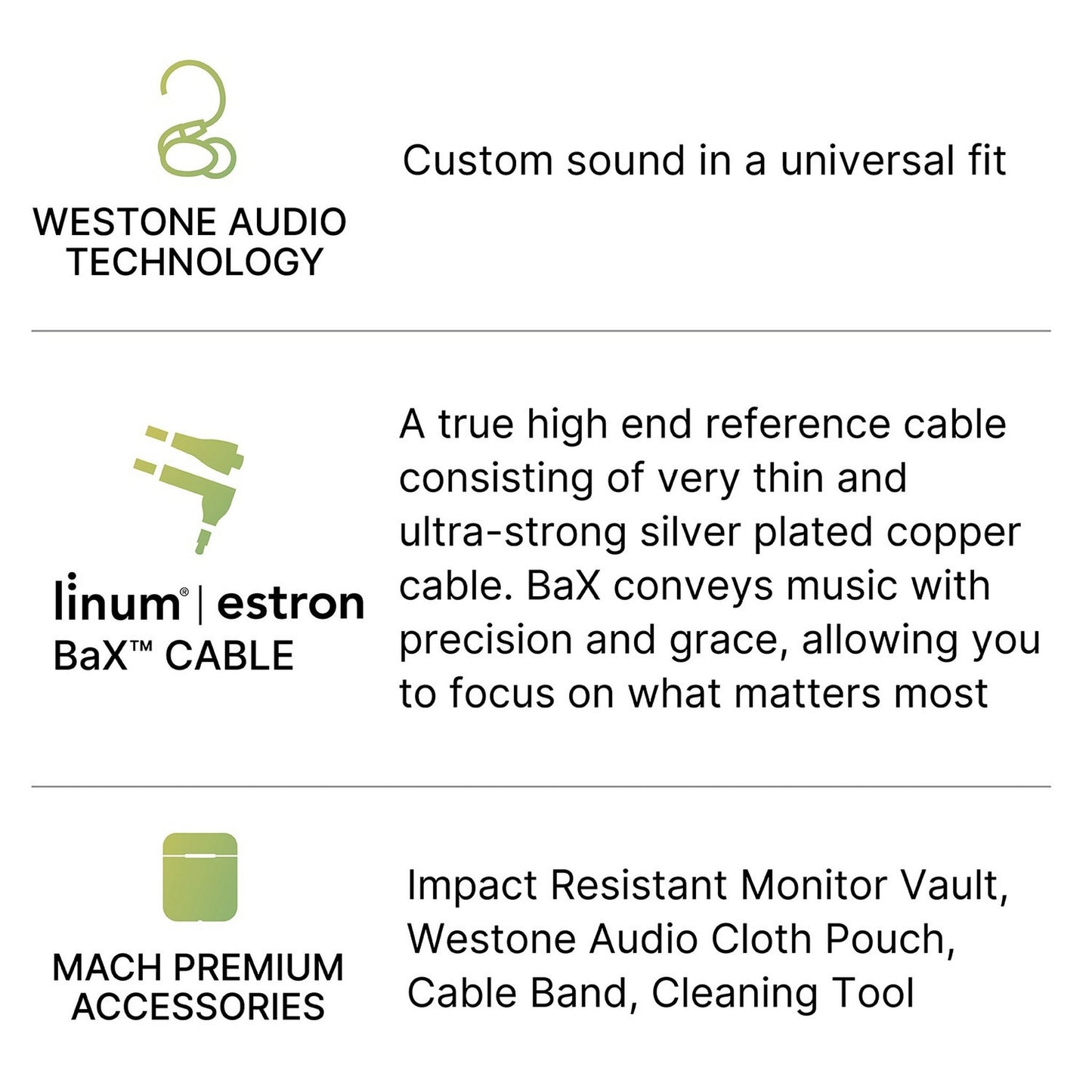  Westone MACH 20 Dual-Driver In-Ear Monitors(Westone Mach 20 Dual Driver In Ear Monitors)