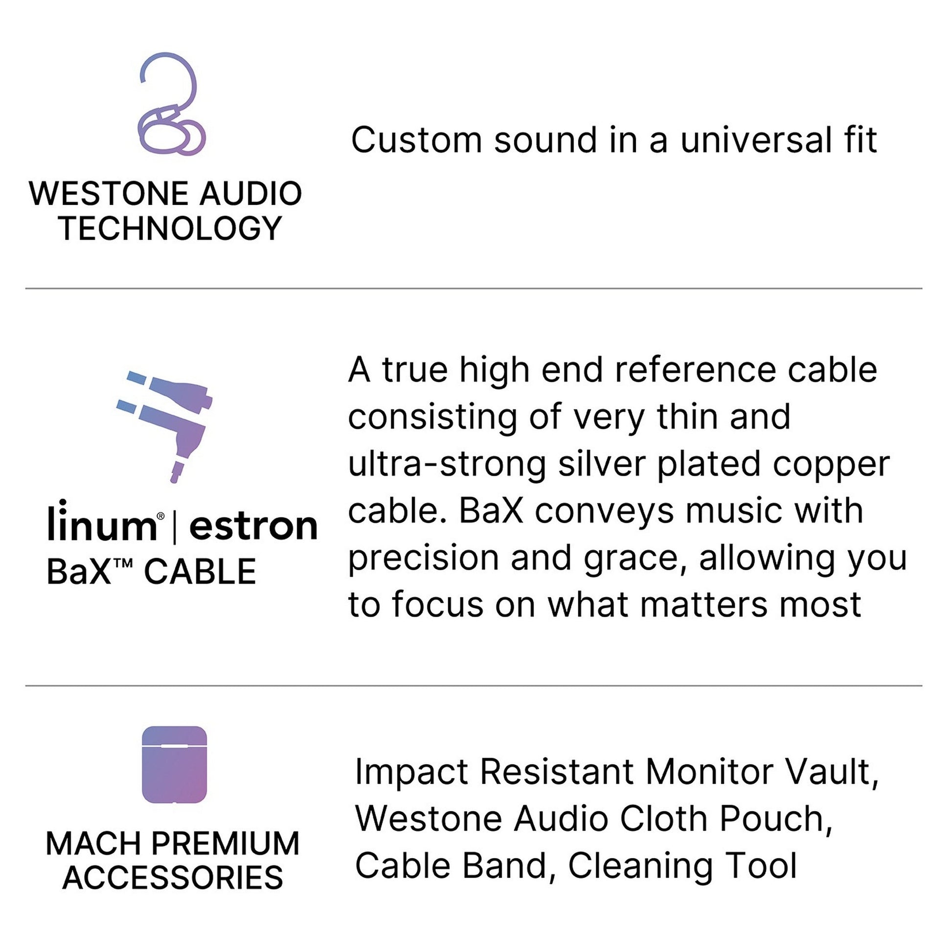  Westone MACH 50 5-Driver In-Ear Monitors(Westone Mach 50 5 Driver In Ear Monitors)