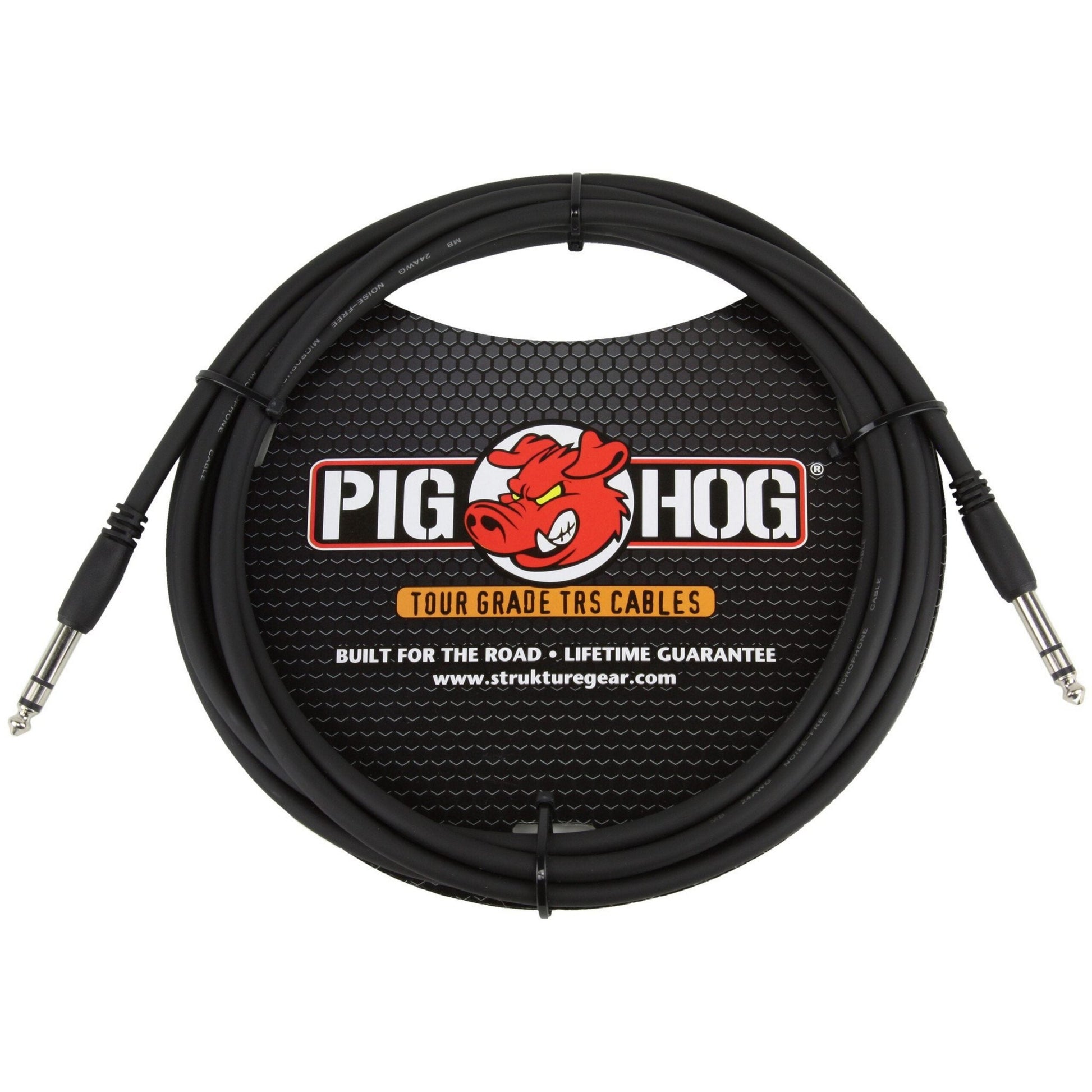  Pig Hog PTRS10 Cable To 1/4-Inch TRS, 10 Ft(Pig Hog Ptrs10 Cable To 1 4 Inch Trs 10 Ft)