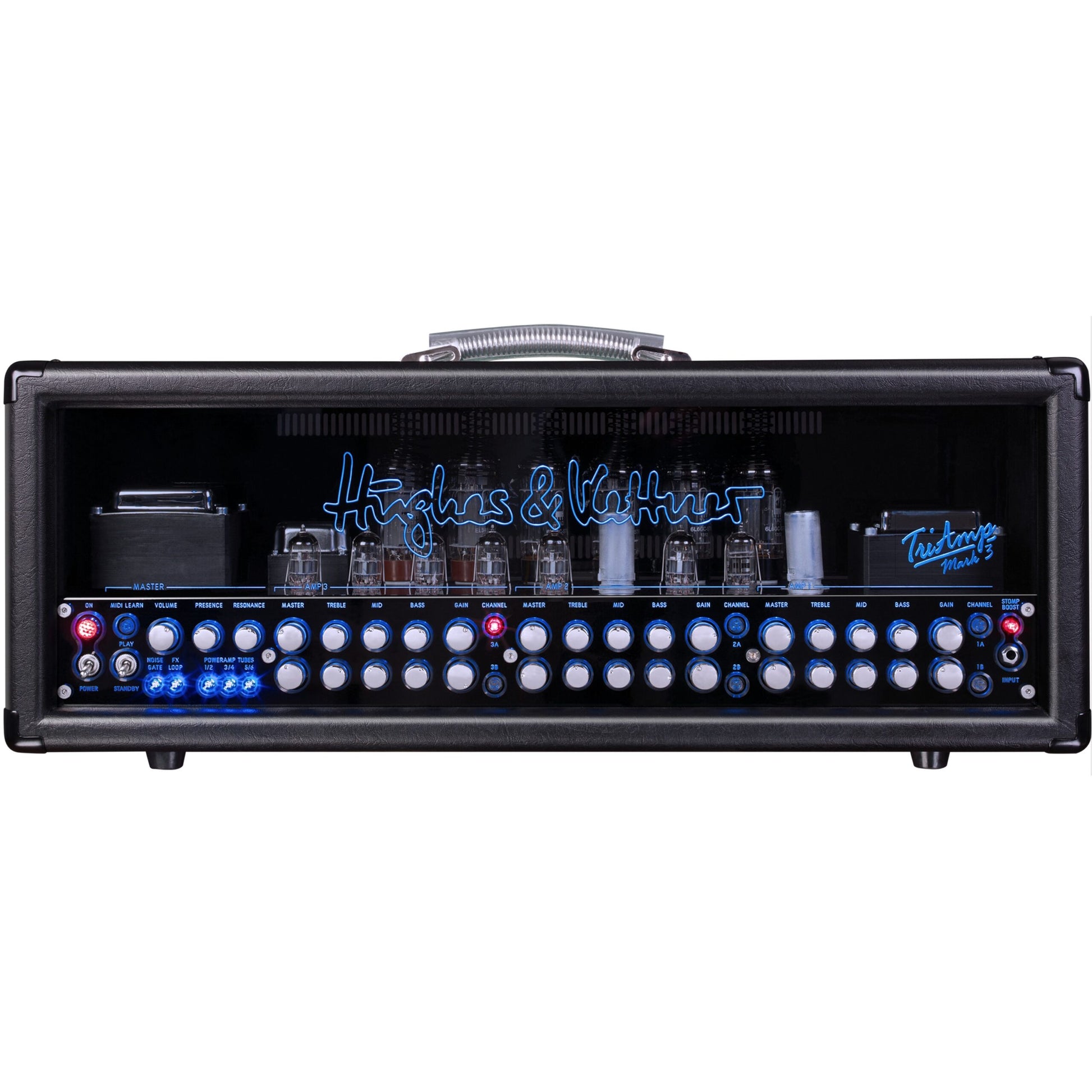  Hughes & Kettner TriAmp Mark 3 Dual 3-Channel Tube Amplifier Head, 150-Watt(Hughes Kettner Triamp Mark 3 Dual 3 Channel Tube Amplifier Head 150 Watt)