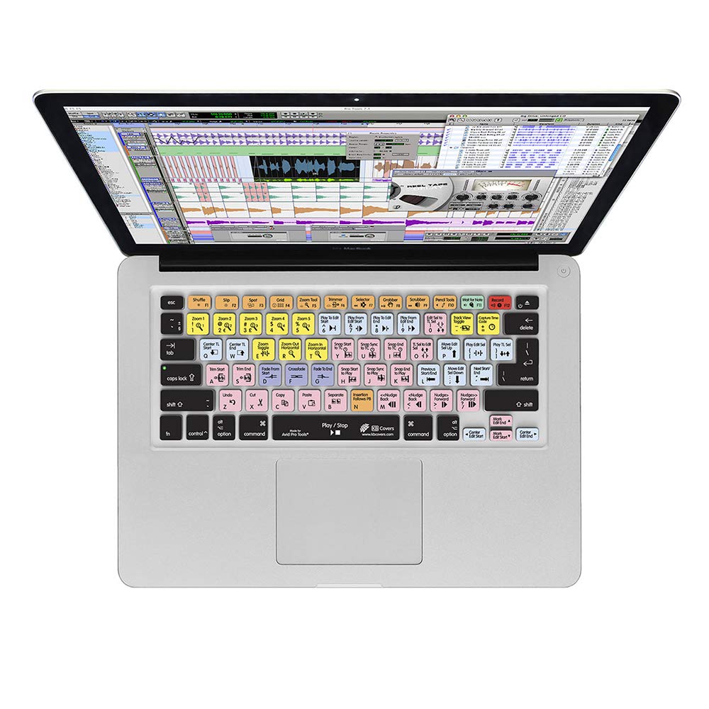  KB Covers Pro Tools Keyboard Cover For MacBook/Air 13/Pro 2008+/Retina And Wireless(Kb Covers Pt M Cc 2 Pro Tools Keyboard Cover For Macbook Air 13 Pro 2008 Retina And Wireless)