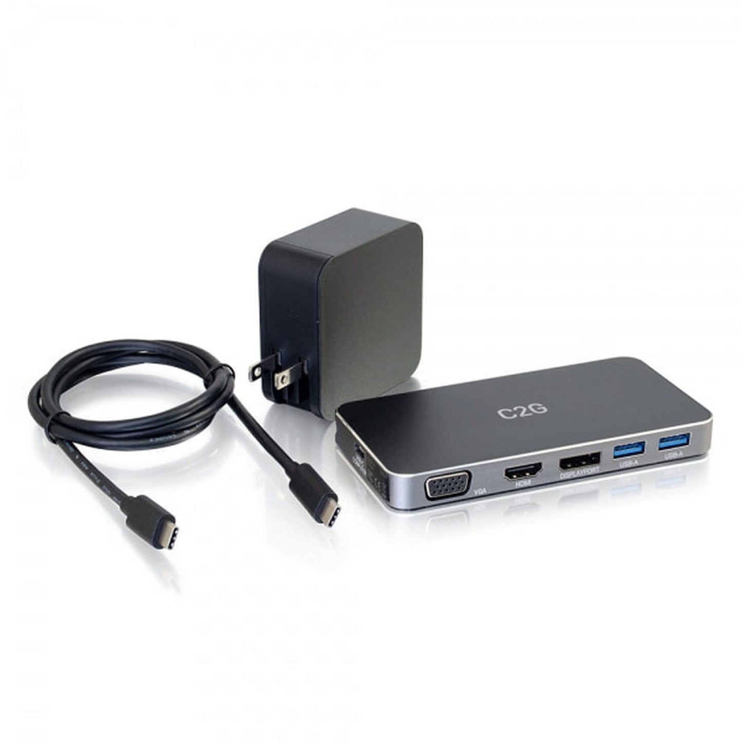  C2G 54439 USB-C 7-in-1 Dual Display MST Docking Station(C2g 54439 Usb C 7 In 1 Dual Display Mst Docking Station)