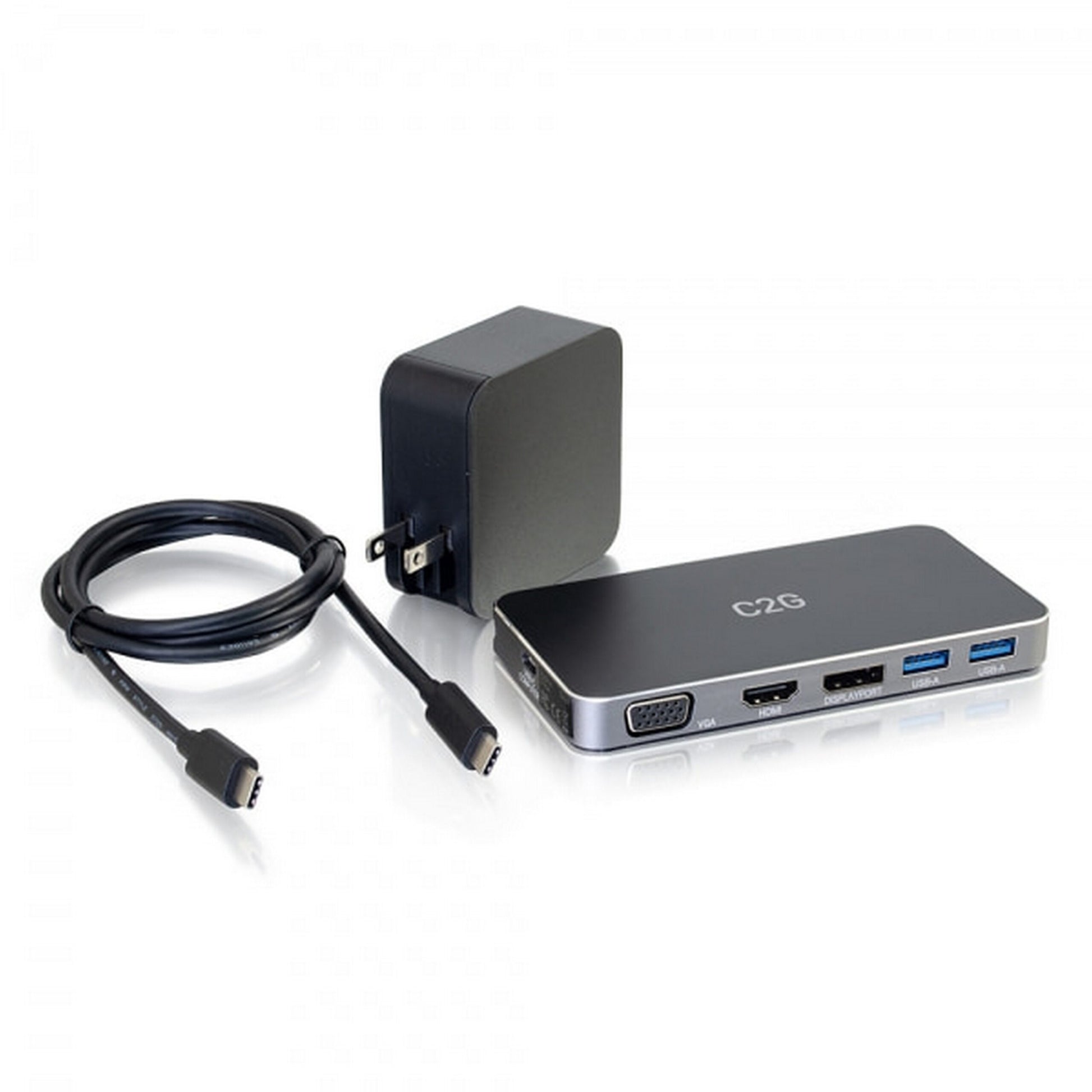  C2G 54439 USB-C 7-in-1 Dual Display MST Docking Station(C2g 54439 Usb C 7 In 1 Dual Display Mst Docking Station)