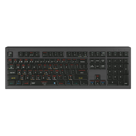  Logickeyboard MacOS X Shortcuts MAC Astra 2 Backlit Shortcut Keyboard(Logickeyboard Lkb Osx A2m Us Macos X Shortcuts Mac Astra 2 Backlit Shortcut Keyboard)