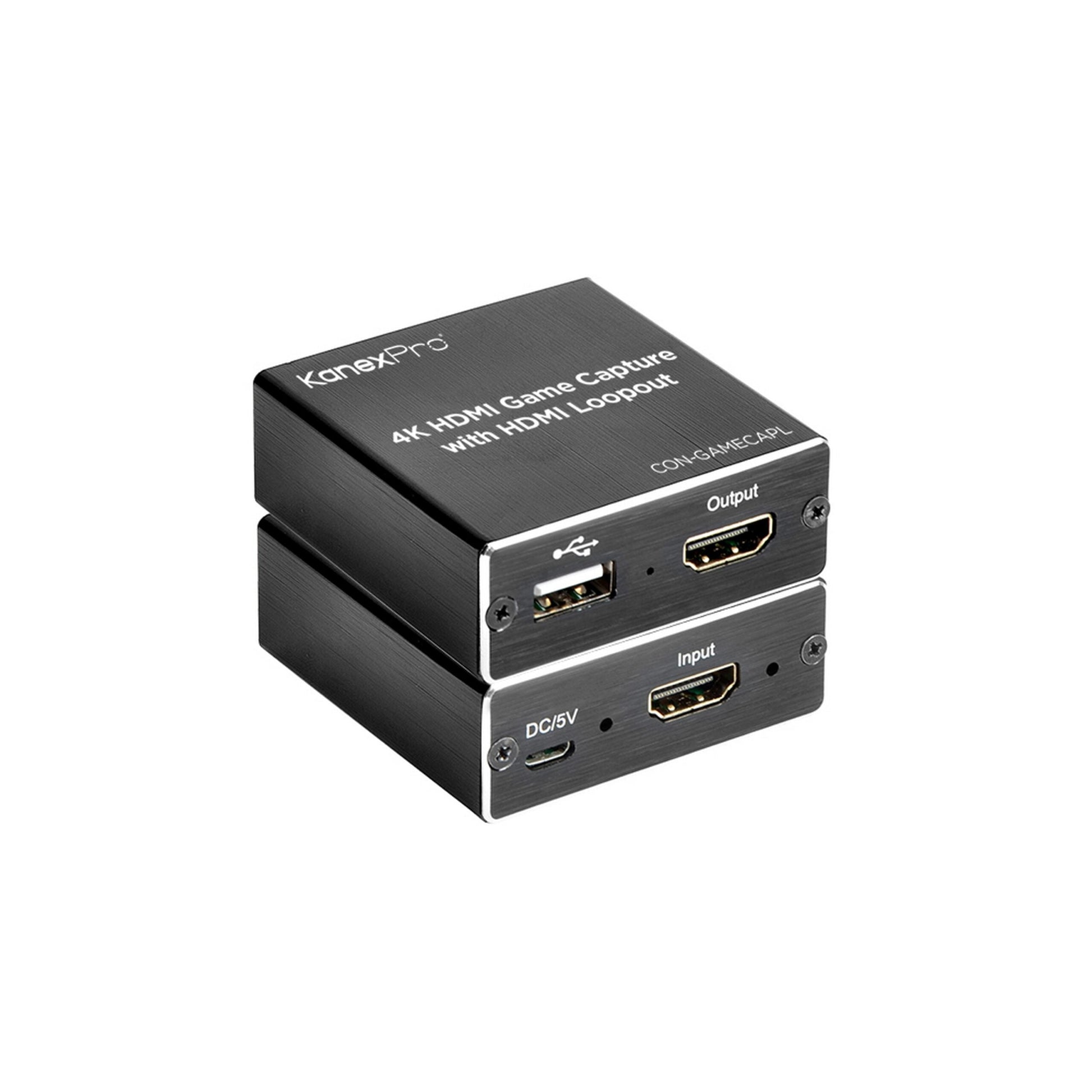  KanexPro CON-GAMECAPL HDMI 4K USB 2.0 Gaming Capture Dongle(Kanexpro Con Gamecapl Hdmi 4k Usb 2 0 Gaming Capture Dongle)