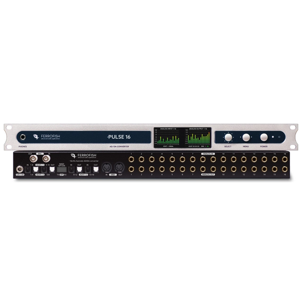  Ferrofish Pulse 16 MX 16 Channel AD/DA Converter With MADI(Ferrofish Pulse 16 Mx 16 Channel Ad Da Converter With Madi)