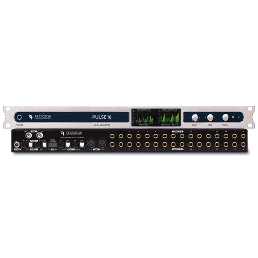  Ferrofish Pulse 16 MX 16 Channel AD/DA Converter With MADI(Ferrofish Pulse 16 Mx 16 Channel Ad Da Converter With Madi)