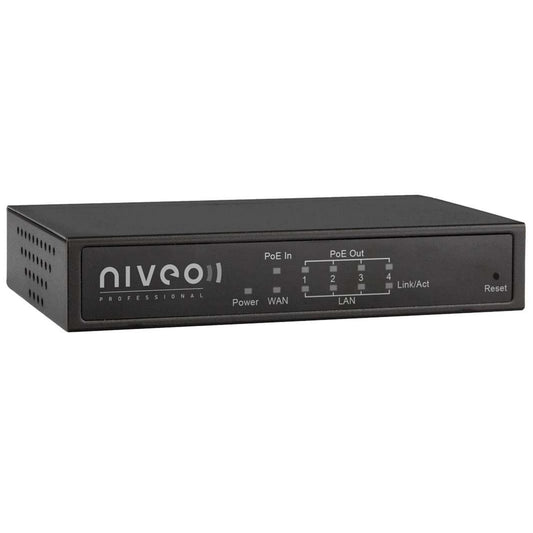  Niveo NR10 Small Form Factor Gigabit Router, 1Gb Wan, Integrated 4 Port GB Switch With PoE Plus(Niveo Nr10 Small Form Factor Gigabit Router 1gb Wan Integrated 4 Port Gb Switch With Poe Plus)