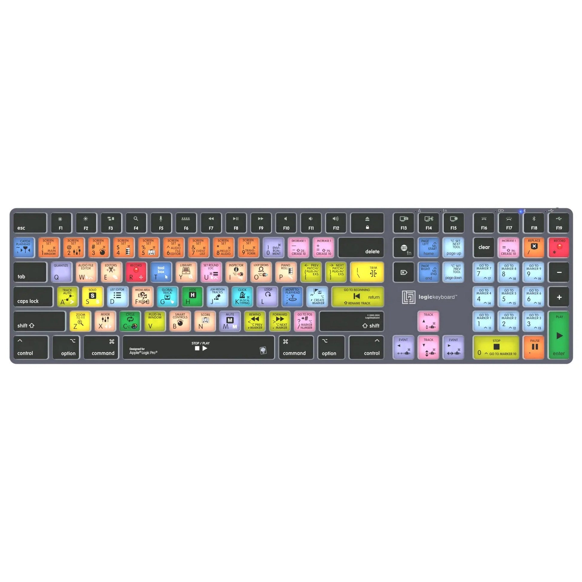  Logickeyboard Apple Logic Pro X2 Titan For Mac US, English(Logickeyboard Apple Logic Pro X2 Titan For Mac Us English)
