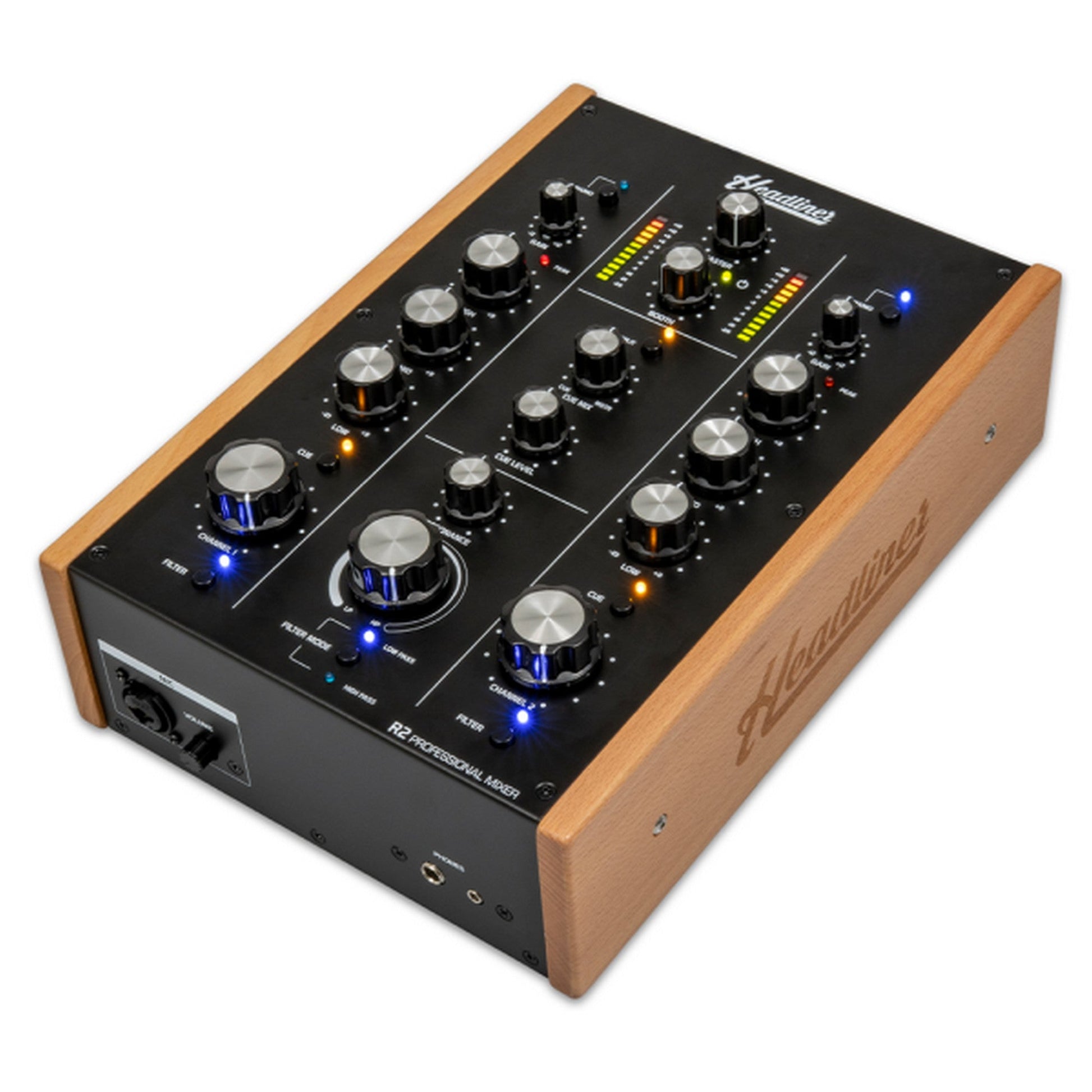  Headliner R2 2-Channel Rotary DJ Mixer(Headliner R2 2 Channel Rotary Dj Mixer)